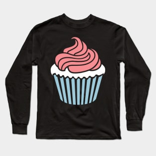 Cupcake With Frosting Long Sleeve T-Shirt